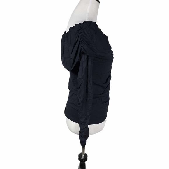 VENUS Black off the Shoulder size Medium Long Sleeve Top NEW - Picture 5 of 9